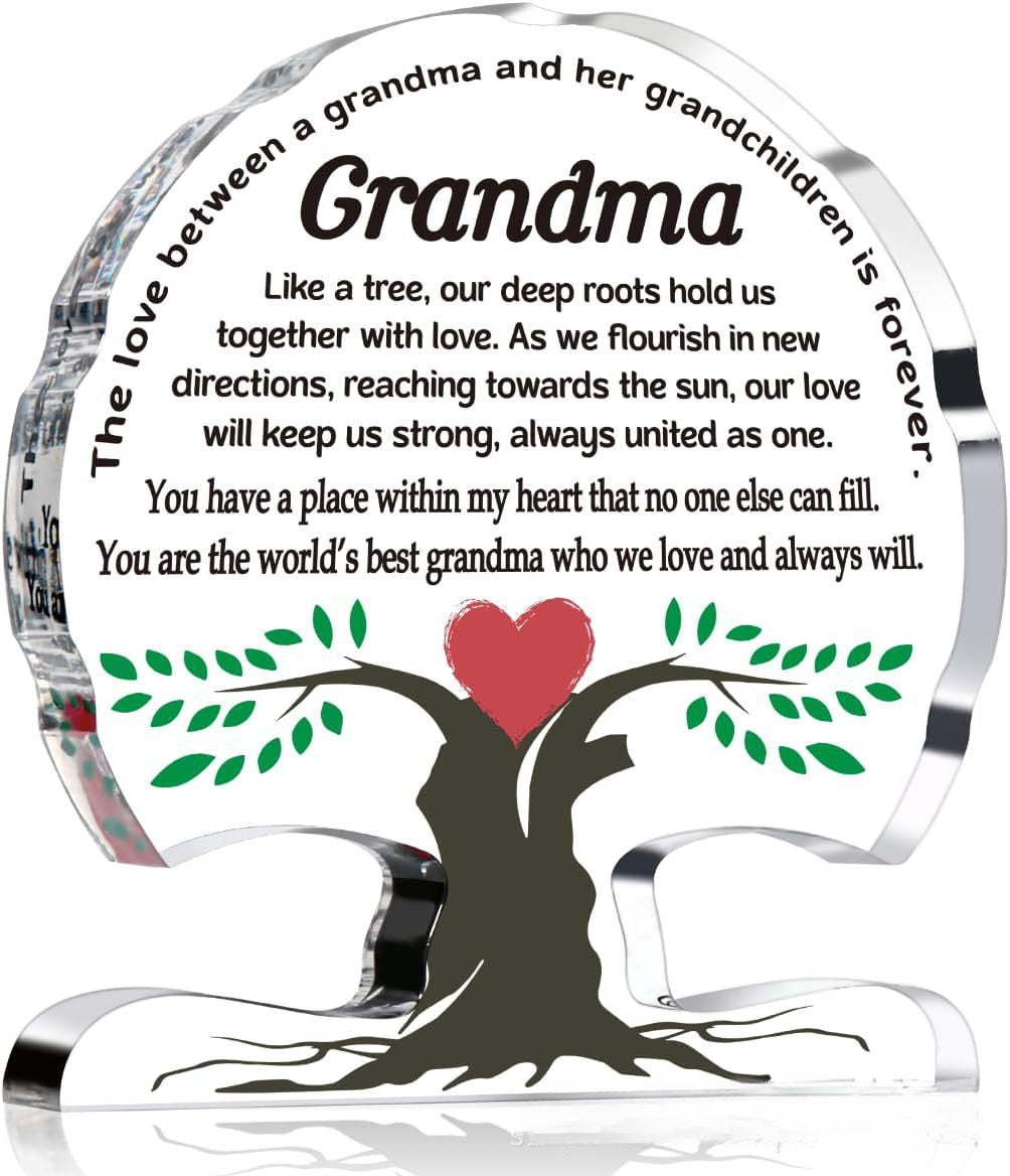 Wholesale of Acrylic Tree Shaped Ornaments for Mother's Day and Father's Day